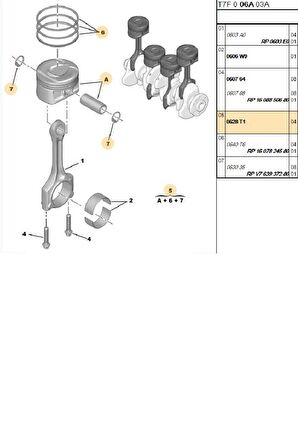 Piston Sekman 207 208 508 Berlingo C3 C4 0,50 (4104050)