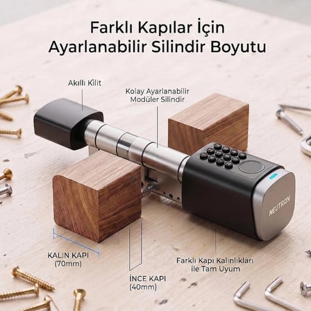Neutron NTL-SC-09FKPB Akıllı Kapı Kilidi