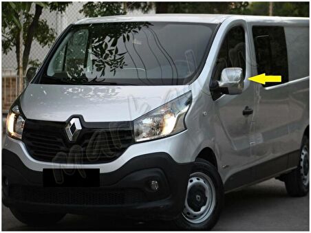 DB Chrome Renault Trafic Krom Ayna Kapağı 2015 Sonrası 2 Parça Abs Krom