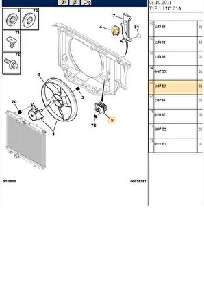 Fan Rezistansı Siyah 206 307 406 807 Partner Jumpy Xsara Berlingo (1267E3-HLR10010)