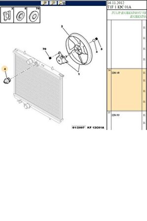 Fan Müşürü 106 206 306 C3 C4 (TS1628-126440)