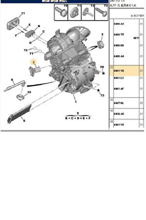 Klima Kontrol Elemanı 207 (509913-6441V8)