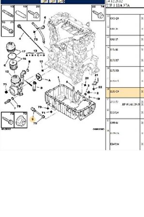 Yağ Seviye Müşürü 307 308 407 508 607 807 C4 C5 (1131G9)