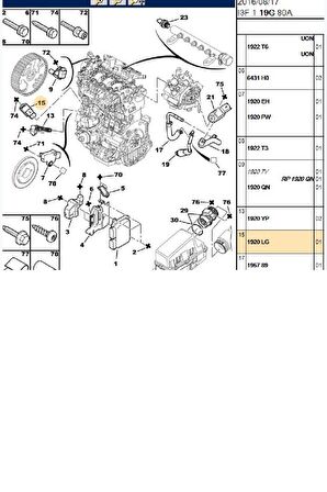 Basınç Müşürü 407 508 607 C5 C6 (FAE15108-1920LG)