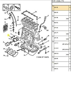 Yağ Müşürü Berlingo Jumper Partner Boxer 306 406 (FAE12460-SSC1311821-113182)