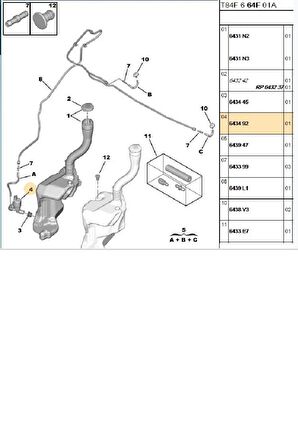 Su Fıskiye Motoru 307 308 407 Expert (643492-WP2001)