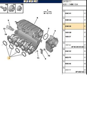 Manifold Conta Emme 206 307 Partner (S008410801-0348Q5)