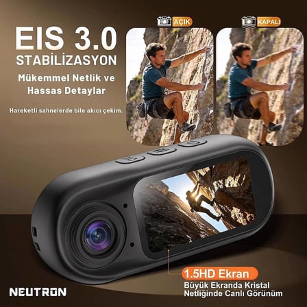 Neutron NTL-AC-01MD4K Mini Aksiyon Kamerası
