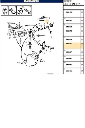 Cam Fıskiye Memesi C5 (6438L1)