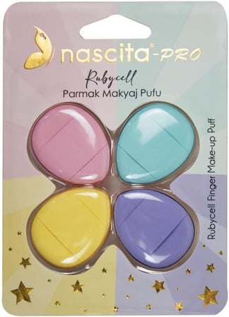 nascita Rubycell Parmak Makyaj Süngeri - Mini Puf Kapatıcı Pudra Süngeri - 118
