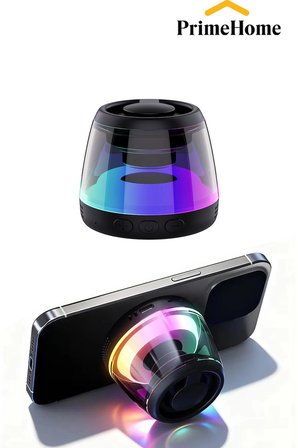 Magsafe Bluetooth Hoparlör Yüksek Sesminibass Manyetik Mıknatıslı Kablosuz Speaker Sesbombası 1 Adet