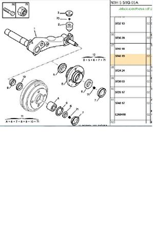 Porya Kapak 106 206 306 Xsara (374019-21616)