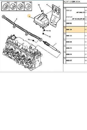 Isıtma Rölesi Boxer 406 Expert 607 (598138-E1131)