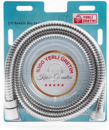 Çift Kenetli Duş Hortumu Spirali (%100 Yerli - 1. Sınıf Kalitede) 170cm