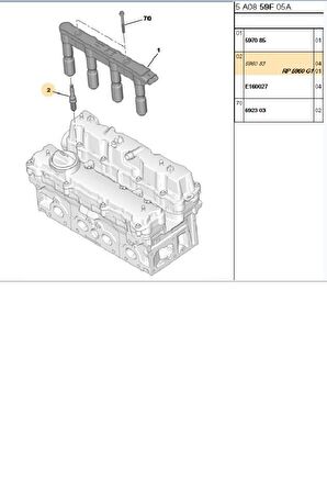 Buji P.206-207-307-C2-C3-C4 1,4I 16V (5960G1-0242129510)