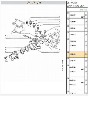 Termostat 206 306 406 DW8 (133823-91032-359001200070)