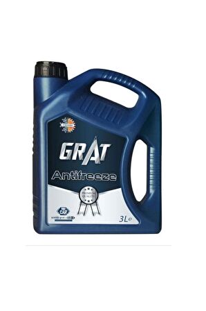 GRAT Premium Mavi Seri 3 Lt Antifriz  Blue Anti-freeze