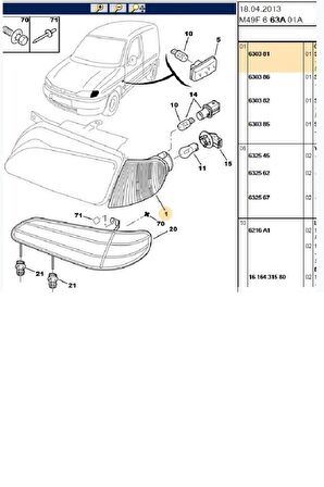 Sol Sinyal Partner Berlingo1,9D (521132-630381)