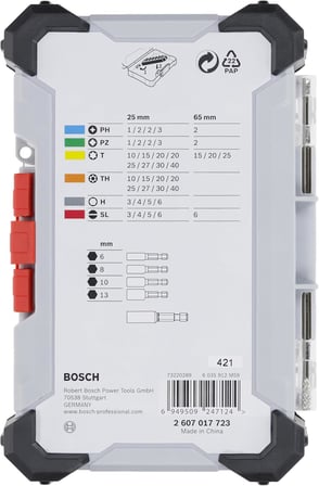 Bosch Professional Extra Hard 43 Parça Vidalama Ucu Seti - 2607017723