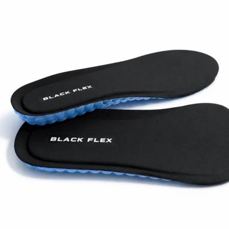 BLACK FLEX MEMORY FOAM HAFIZALI DARBE EMİCİ AİR BUBBLE İÇ TABANLIK