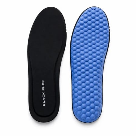 BLACK FLEX MEMORY FOAM HAFIZALI DARBE EMİCİ AİR BUBBLE İÇ TABANLIK