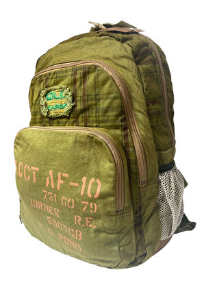 Kaliteli Renkli Vintage Disayn Sırt Gezi Okul Seyahat Çantası 30 cm x 42 cm