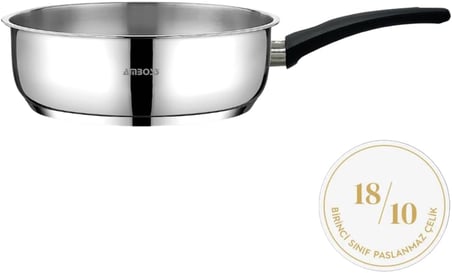 Siena Pro 2 Parça Paslanmaz Çelik Tava Seti