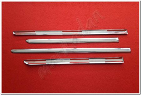 DB Chrome VW Caddy Krom Yan Kapı Çıtası 2015-2020 4 Parça P.Çelik