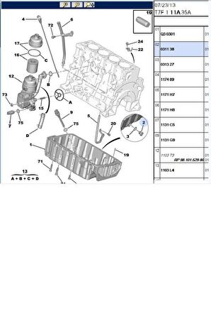 Karter Tapası 508 406 307 407 DW10 (Y9508-031138)