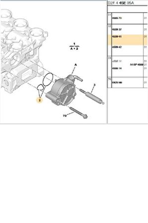 Vakum Pompa Conta Tkm 206 207 308 407 Partner Tepee Expert DV6 (459941-KAY348-BPE260032)