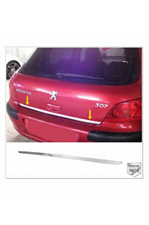 Peugeot 307 Krom Bagaj Alt Çıtası 2000 Üzeri P.çelik