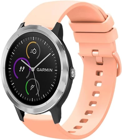 Garmin Vivoactive 3 ile Uyumlu Kordon Jel Silikon Tokalı Kayış