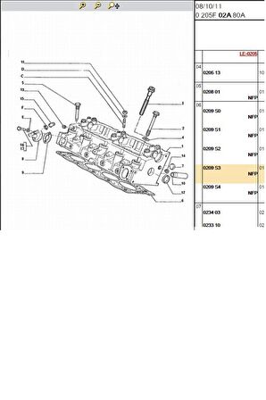 CORTECO Sılındır Kapak Contası Klıngrık Partner Em Berlıngo Em Boxer Jumper - 2000 P405 P205 Ax Zx Xud9 1.9d (83414403-0209S3)