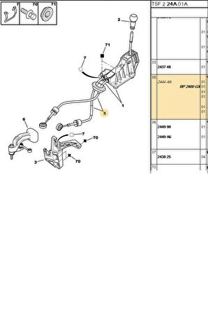 Vites Halatı 307 (CAVO6014605-2444AN)