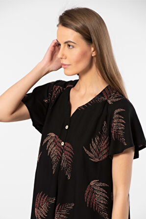 Türen Dokuma Patlı Elbise