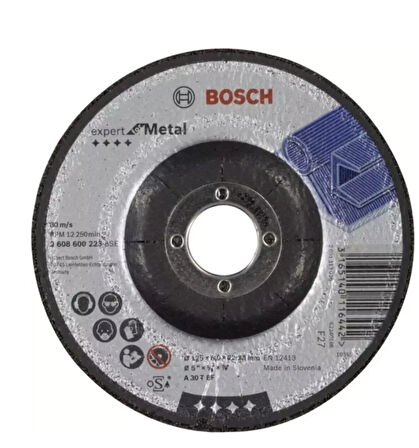 Bosch Expert For Metal Taşlama Diski 125X6,0X22,23Mm x 5 Adet