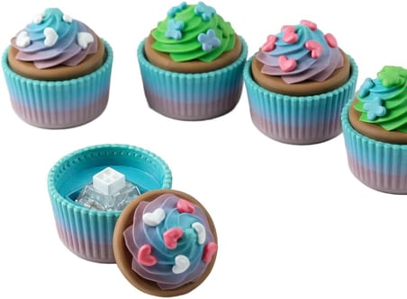 Tıklanabilir Kapkek Stres Giderici Oyuncak, Hediyelik Anahtarlık ve Çanta Aksesuarı | Snapcake