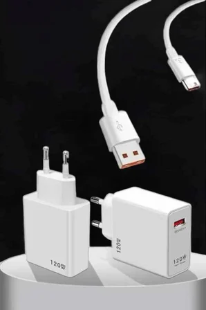 Type-C 120W Şarj Aleti Hızlı Şarj Turbo