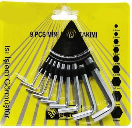 Çelik Alyan Takımı (9 Parça)