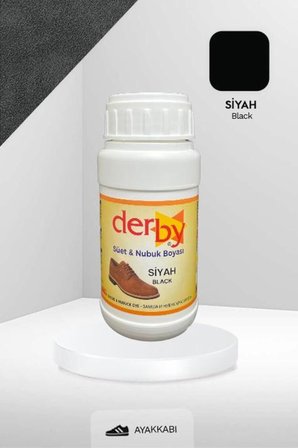 Siyah Süet Ve Nubuk Deri Boyası 250 Ml Süet Nubuk Ayakkabı Boyası