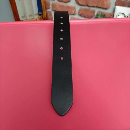 Erkek Spor Kemer 4 Cm. Düz Siyah 120 Cm. Gvn-0057
