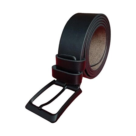 Erkek Spor Kemer 4 Cm. Düz Siyah 130 Cm. Gvn-0057