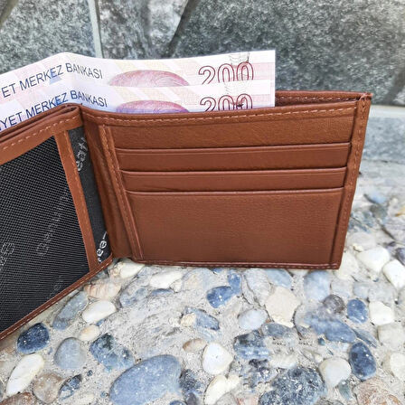 Hakiki Deri Erkek Yatay Taba Cüzdan gvn-0135