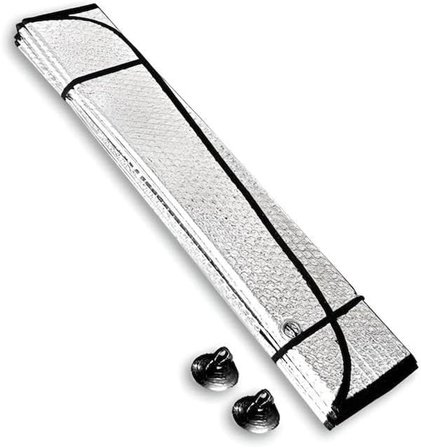 Araba Ön Cam Güneş Şemsiyesi Araç Içi Cam Vantuzlu Katlanır Güneşlik Koruyucu Perde 130 Cm X 60 Cm