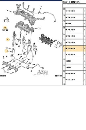 Boxer Jumper 3 Enjektör Komple Euro 6 (P967498080-Del 28602948)