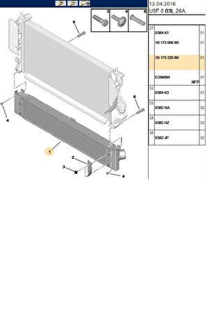 Boxer Jumper Ducato3 İntercooler Radyatörü Euro5 Euro6Yan Sanayi(Peg0758-421814-1617322580-1617300680-1382428080-1613994080)