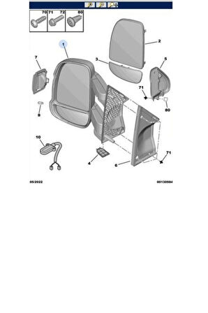 Boxer Jumper Ducato3 Ayna Sol 2006-  (E2309-8153Y8-735424423)