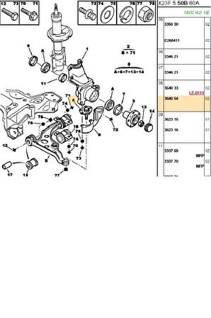 BOXER JUMPER DUCATO1 ROTİL 18 Q (92PU05387-VOT 1023104-AYD9205387-364054-1331641080-2651201021)