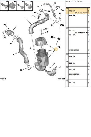 Boxer Jumper Ducato3 Hava Filtre Kutusu (Bpe260084-1420R3-1389435080-178521-1360694080)