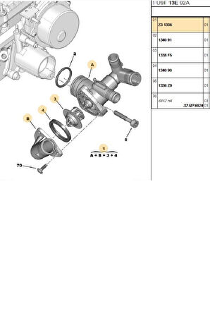 Boxer Jumper3 Termostat Euro4 Orj (P1336Z3)